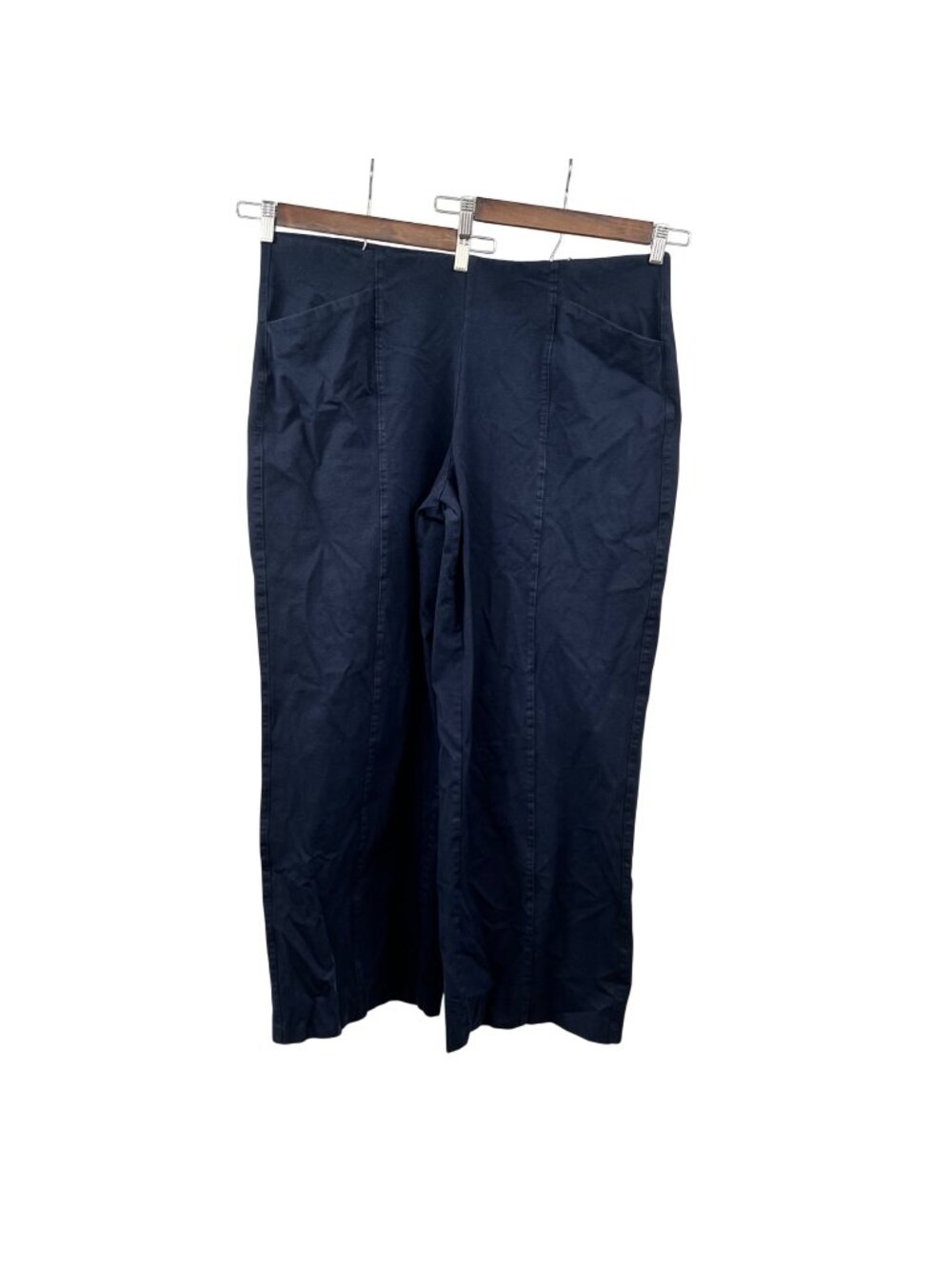 Old Navy Wide Leg Pixie Pants Pull On Navy Womens Size XXL Tall